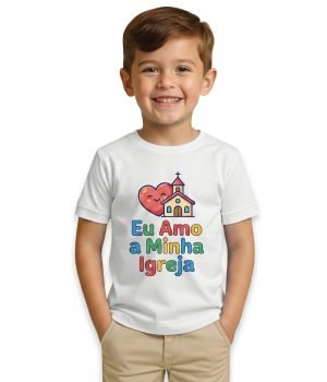 Camiseta Eu amo a minha igreja